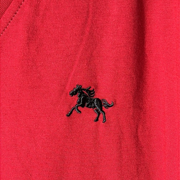 Dino Robert V Neck Embroidered Logo Short Sleeve T Shirt size xl - Picture 3 of 8